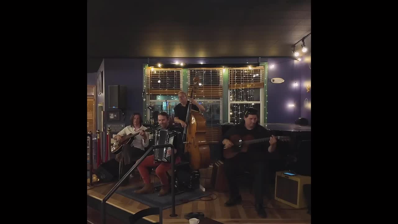 Swing dance floor with Third Coast Swing and Dallas Vietty promo